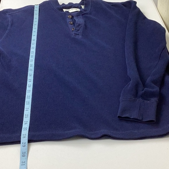 Orvis Men’s Large Popover Henley Sweater. - Picture 7 of 9